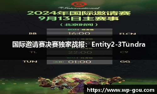 国际邀请赛决赛独家战报：Entity2-3Tundra